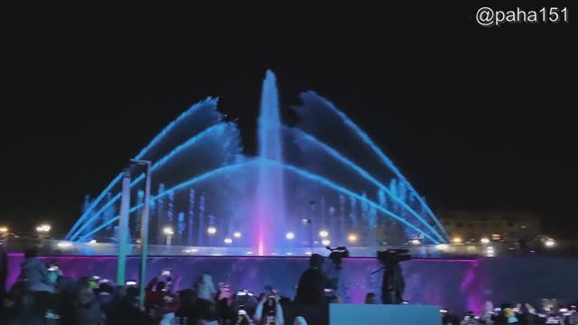 Открытие светомузыкального фонтана в парке Маяк // #Магадан #Нагаево смотреть онлайн