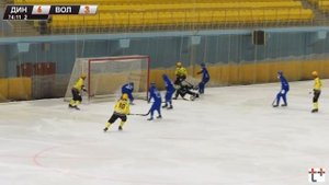 Хоккейная «Волга» во втором матче Кубка России уступила московскому  «Динамо» со счетом 4:9.