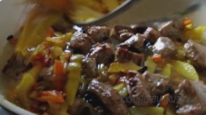 Рецепт плова с айвой в духовке