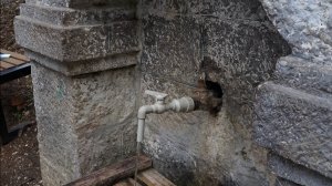 Источник фонтана Белый кран