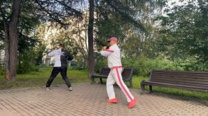 Школа Кёкусинкай / 2-й дан / Разучивание ката Пинан соно ити (Ура) (2.09.25)