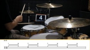 Cамый первый урок на барабанах    уроки барабанов для начинающих.