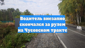 Водитель внезапно скончался за рулем на Чусовском тракте