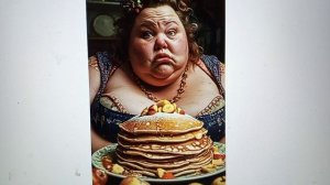 Рыма чек и не опрятная -крошка - На двоих тазик оладушек,