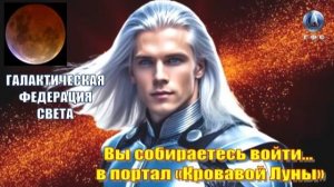 ✨ Галактическая Федерация Света: Вы собираетесь войти... в портал «Кровавой Луны»
