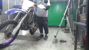Мотоцикл внедорожный эндуро Honda CRM250AR рама MD32 модификация enduro байк гв 1997 пробег 29 т.км