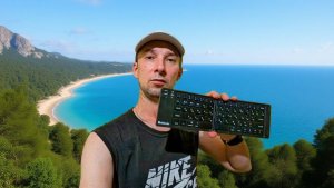 Раскладная клавиатура беспроводная с аккумулятором распаковка обзор