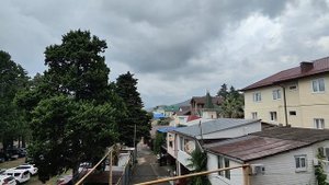 Начало бури в Лазаревское Ливень 07.09.25