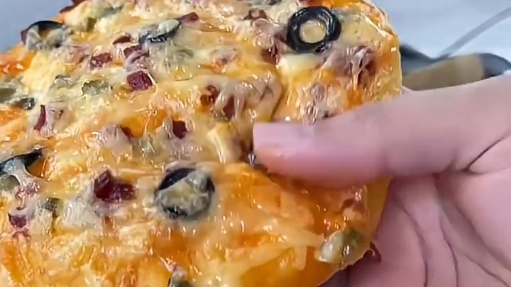 Школьная ПИЦЦА, оторваться невозможно...🍕😋 Рецепт в описании ✍️