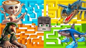 ЛАБИРИНТЫ С ВЫЖИВАНИЕМ ВСЕХ МЕМ БРЕЙНРОТ И СПРУНКОВ В МАЙНКРАФТ