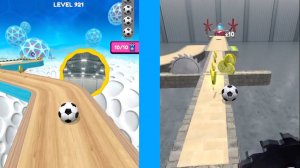 Going balls All Levels Gameplay IOS Android Going Balls levels 921 to 924 Banana frenzy Race