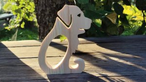 Собака из дерева своими руками