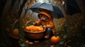 Кот садовник