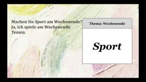 ЭКЗАМЕН ГЁТЕ GOETHE START DEUTSCH  A1 SPRECHEN TEL 2 WOCHENENDE