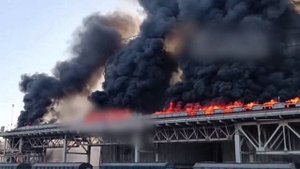 В порту Черноморска Одесской области мощный пожар. Прилетов не было. Причина неизвестна.