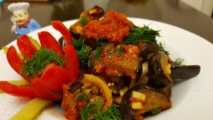Боже как это вкусно! Шикарный салат из Баклажанов к мясу и шашлычку.