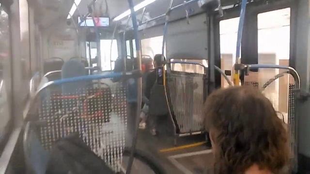 Поездка На Электробусе М5 Метро ДостоевскаяЗубовская Площадь Москва 07.09.2025