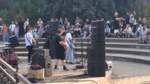 Атмосфера на бульваре Пушкина в Донецке