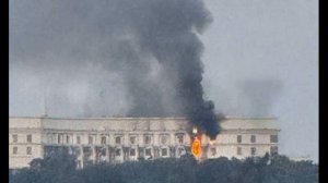 Массовая атака Геранями, горит КабМин Украины 7 сентября.