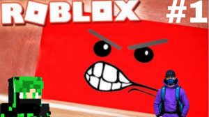 УБЕГИ ОТ КРАСНОЙ СТЕНЫ В ROBLOX!!!