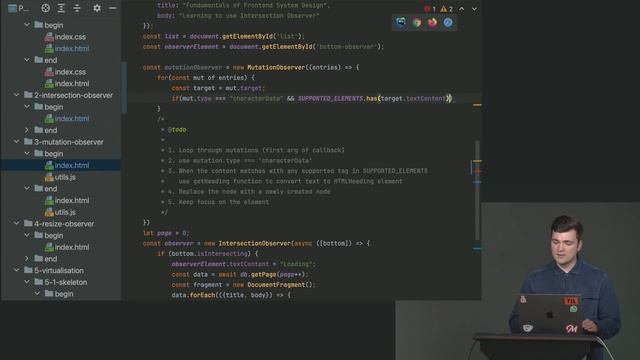 14. MutationObserver Exercise смотреть онлайн