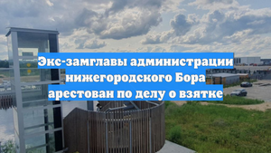 Экс-замглавы администрации нижегородского Бора арестован по делу о взятке