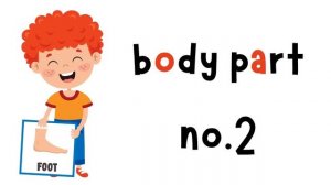 Части тела-Body Parts For Kids _ Learn Parts Of The Body _ Body Part Quiz _ ESL Kids _ 4K
