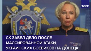 СК завел дело после массированной атаки украинских боевиков на Донецк