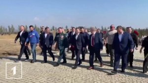 82-я годовщина освобождения Донбасса на мемориальном комплексе Саур-Могила