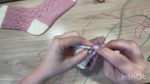 Мастер класс на ажурные носочки.