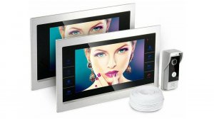 Комплект видеодомофона HDcom S-101AHD с двумя мониторами