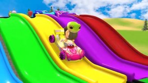 Трасса соревнование с балерина капучино, тунг тунг тунг сахур, Шимпанзини Бананини, бонека