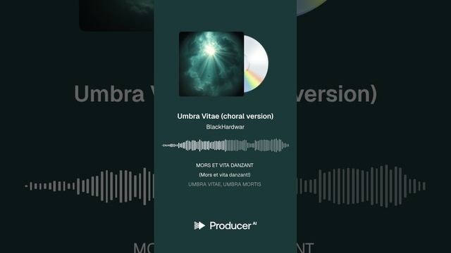 Umbra Vitae (choral version)