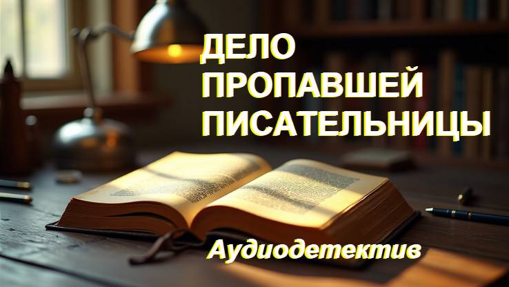 Аудиокнига "Дело пропавшей писательницы" смотреть онлайн