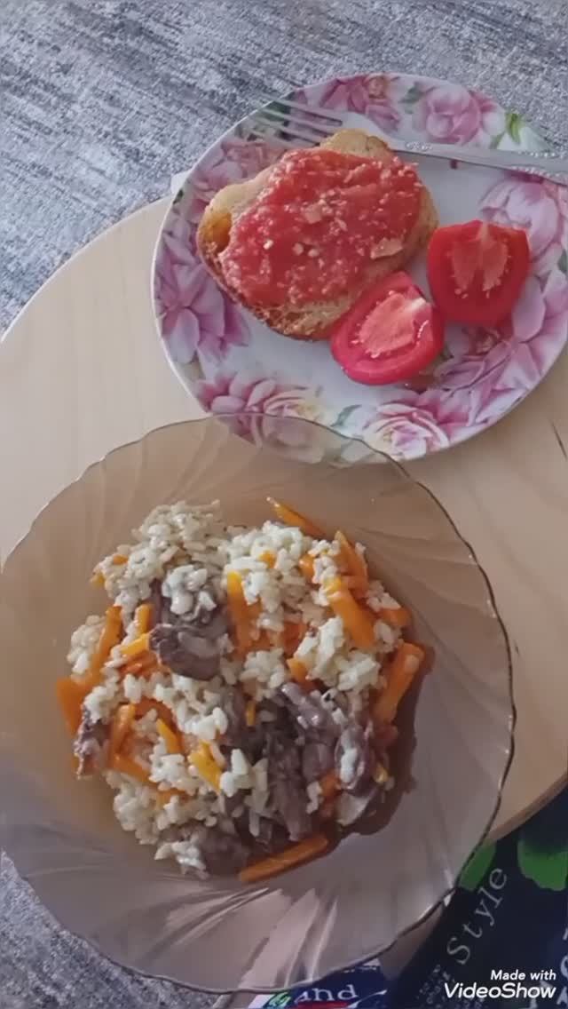 Сердечный плов😉