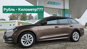 РУБЛЬ ЗА КИЛОМЕТР!!! Очень экономичная Skoda Octavia A8 G-TEC! От 100 до 200 рублей за 100 км. пути!