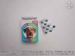 Распаковка Тразапентин для средних и крупных пород