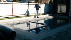 Эксперимент как разогреть переливной бассейн зимой/Щелевой перелив/SPA-LI