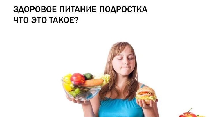 Рацион питания для подростков. Советы родителям. смотреть онлайн