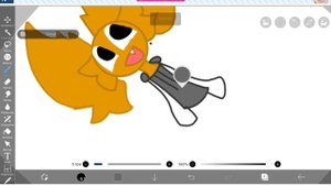 опять лис волф :3 арт нарисовала:3