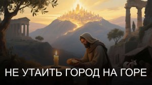 Не может утаиться город, стоящий на вершине горы. 2025.09.07