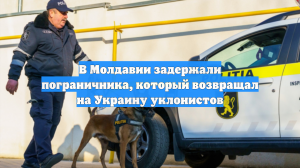 В Молдавии задержали пограничника, который возвращал на Украину уклонистов