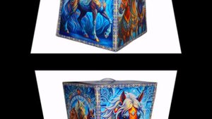 Сладкий новогодний подарок весом 5000 грамм в картонной упаковке