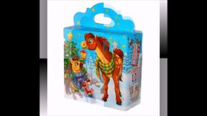 Сладкий новогодний подарок весом 750 грамм в картонной упаковке