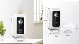 Оповещатель звуковой и световой о входе человека в помещение с внешним датчиком движения