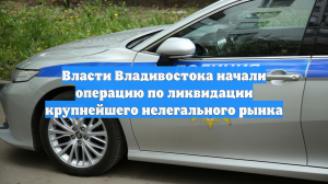 Власти Владивостока начали операцию по ликвидации крупнейшего нелегального рынка