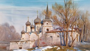 Сергей Николаевич Андриака — явная и неявная акварель в лёгких пастельных тонах