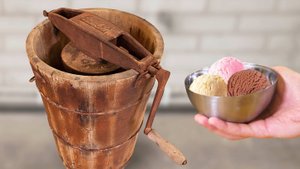 🍦 Так делали Мороженое 100 Лет Назад! Реставрация мороженницы! 😲