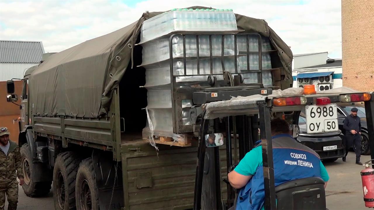 Из Подмосковья в зону спецоперации отправился очередной гуманитарный конвой