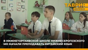 В Нижнеторгаивской школе Нижнесерогозского округа начали преподавать китайский язык
